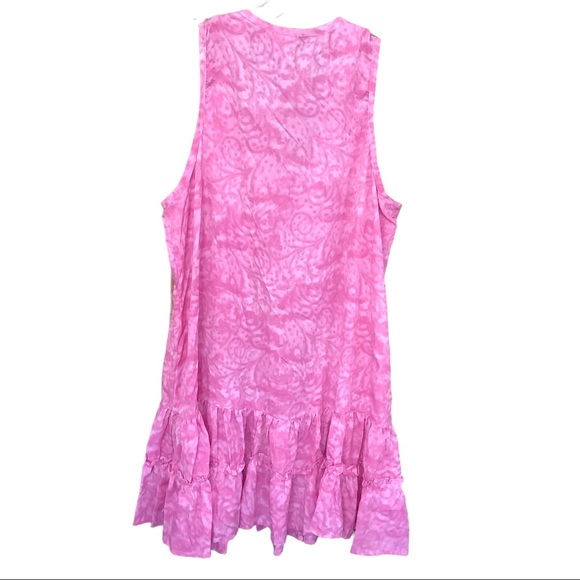 Long pink sleeveless top - Picture 8 of 11